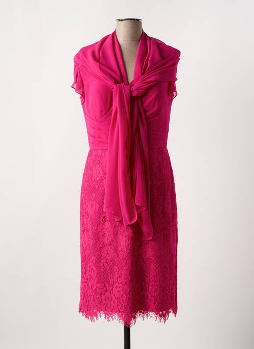 Rochie midi roz FASHION NEW YORK femeie