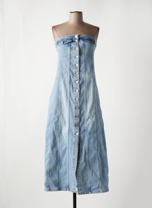 Rochie midi albastru LUMINA femeie