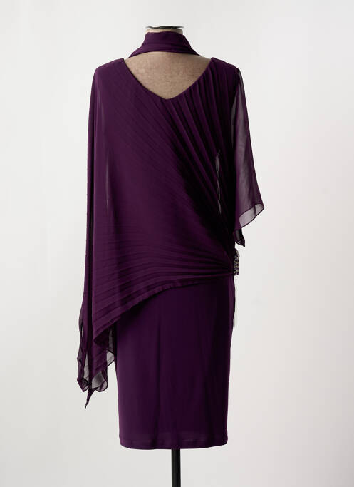 Rochie midi violet FASHION NEW YORK femeie