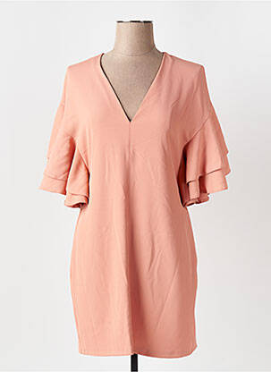 Rochie scurtă portocaliu ANGELA DAVIS femeie