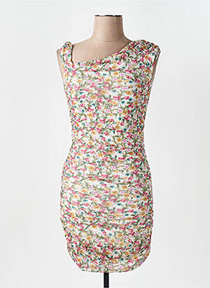 Rochie scurtă fără mâneci fără mâneci galben LUMINA femeie