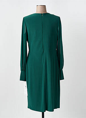 Rochie midi mâneci lungi mâneci lungi verde FASHION NEW YORK femeie