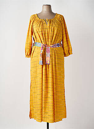 Rochie lungă galben ALTINA femeie