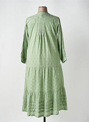 Rochie lungă mâneci lungi mâneci lungi verde GIOYA & CO femeie