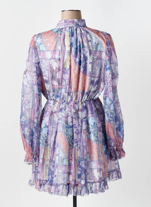 Rochie scurtă violet CHANCE OFF femeie