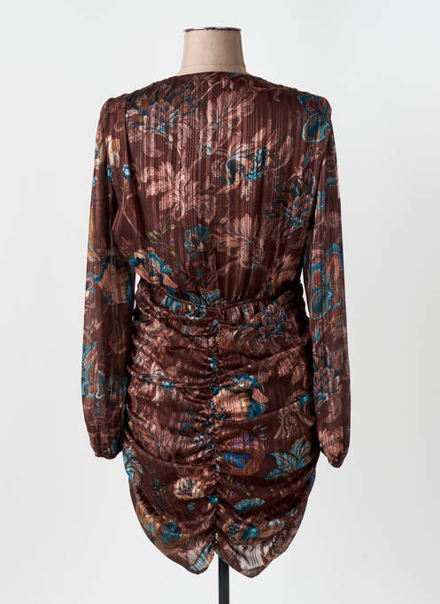 Rochie scurtă maro ALTAMIRA femeie