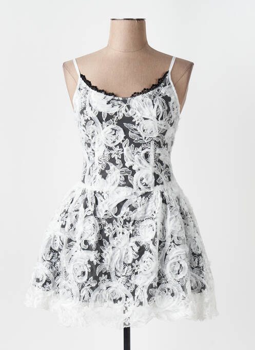 Rochie scurtă alb LUMINA femeie