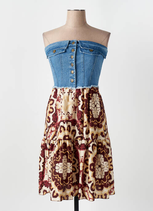 Rochie scurtă albastru ANGELA DAVIS femeie