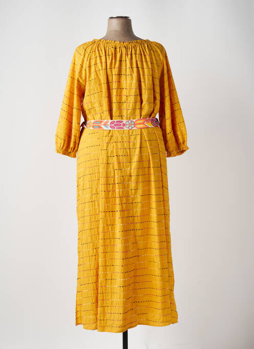 Rochie lungă galben ALTINA femeie