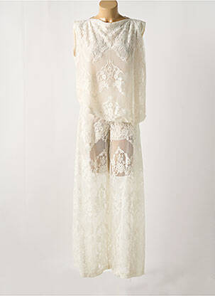 Set pantaloni bej ANGELA DAVIS femeie