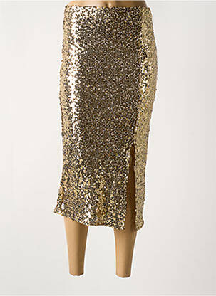 Fustă lungă auriu ANGELA DAVIS femeie