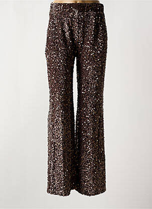 Pantalon drept talie elastică mărime normală maro CIVICO 1 femme