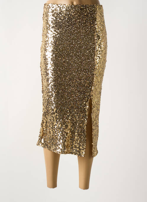 Fustă lungă auriu ANGELA DAVIS femeie