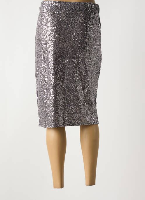 Fustă midi argintiu ANGELA DAVIS femeie