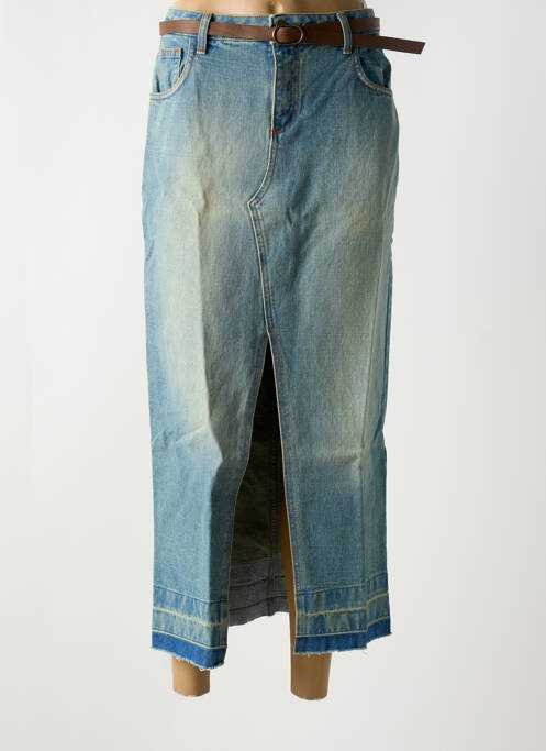 Fustă lungă albastru ANGELA DAVIS femeie