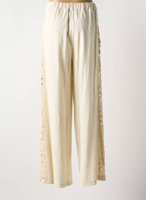 Pantalon drept bej LUMINA femeie