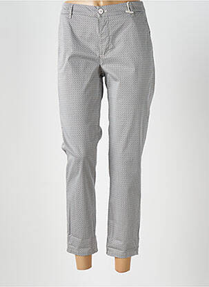 Pantalon 7/8 talie cu cleme mărime normală gri ALTAMIRA femeie
