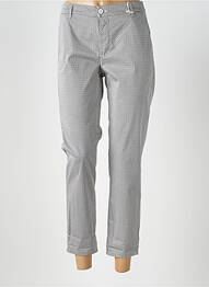 Pantalon 7/8 talie cu cleme mărime normală gri ALTAMIRA femme