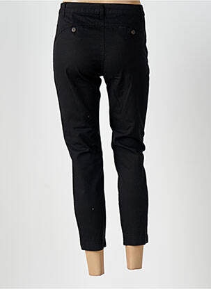 Pantalon 7/8 talie cu cleme mărime normală negru ALTAMIRA femeie