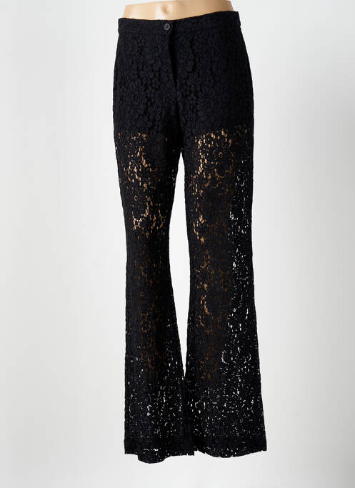 Pantalon evazat negru ANGELA DAVIS femeie