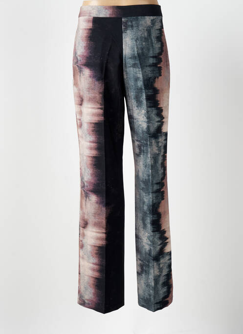 Pantalon drept țesătură poplin talie înaltă gri CIVICO 1 femme