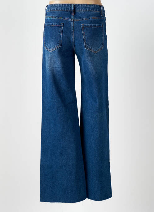 Blugi cu croială evazată albastru ANGELA DAVIS femeie