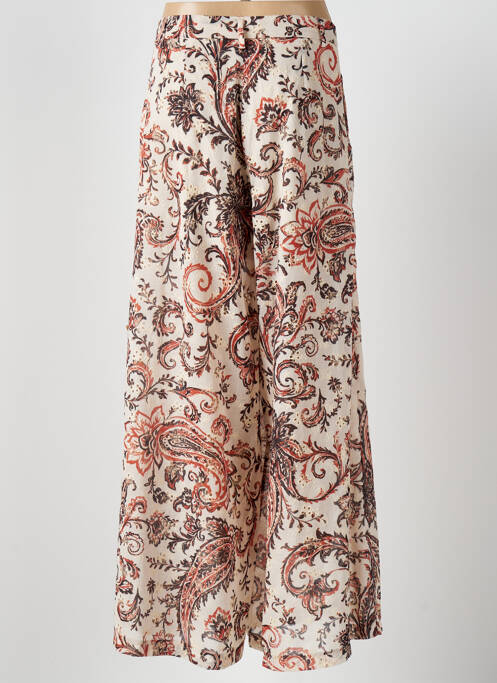 Pantalon larg bej LUMINA femeie