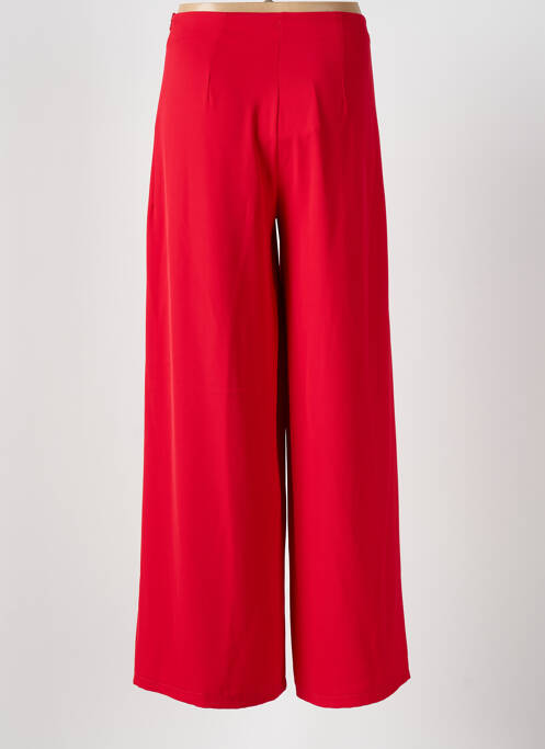 Pantalon larg roșu ANGELA DAVIS femeie