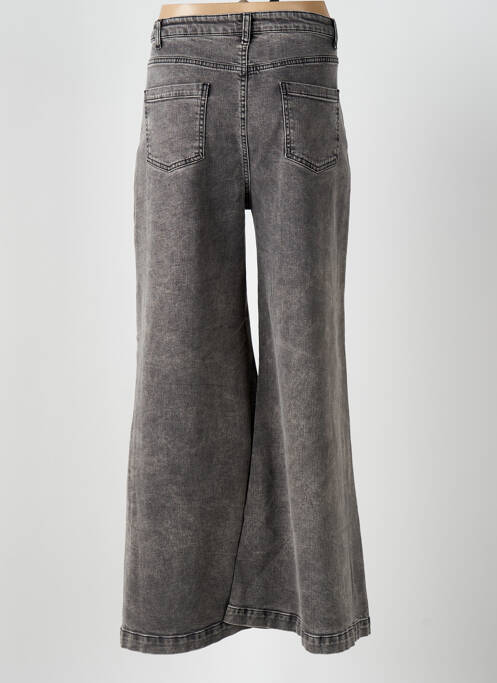 Blugi cu croială evazată negru ANGELA DAVIS femeie