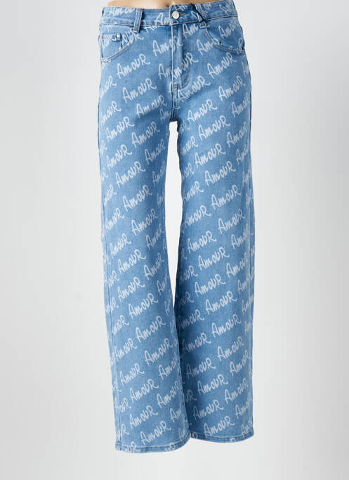 Blugi cu croială dreaptă albastru CIVICO 1 femeie