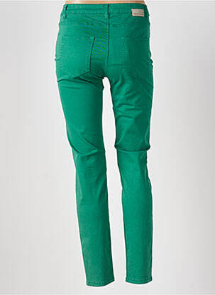 Blugi cu croială slim elasticitate talie joasă verde PAKO LITTO femeie