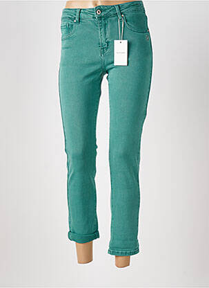 Blugi cu croială slim verde SARAH JOHN femeie