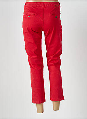 Pantalon 7/8 talie cu cleme mărime normală roșu PAKO LITTO femeie