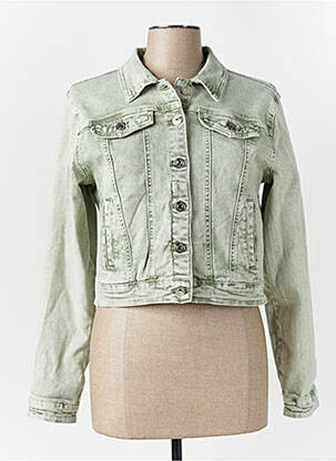 Jachete casual buzunare albastru FOLYROSE femeie