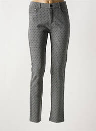 Pantalon slim elasticitate mărime normală gri TINTA STYLE femeie