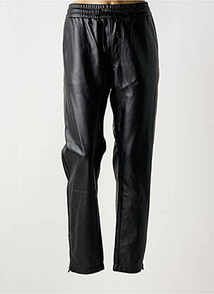 Pantalon slim talie elastică mărime normală negru BARILOCHE femeie