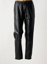 Pantalon slim talie elastică mărime normală negru BARILOCHE femme