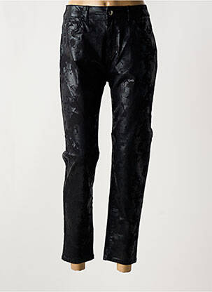 Pantalon 7/8 elasticitate mărime normală negru FRED SABATIER femeie