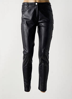 Pantalon slim elasticitate mărime normală negru EVA KAYAN femeie
