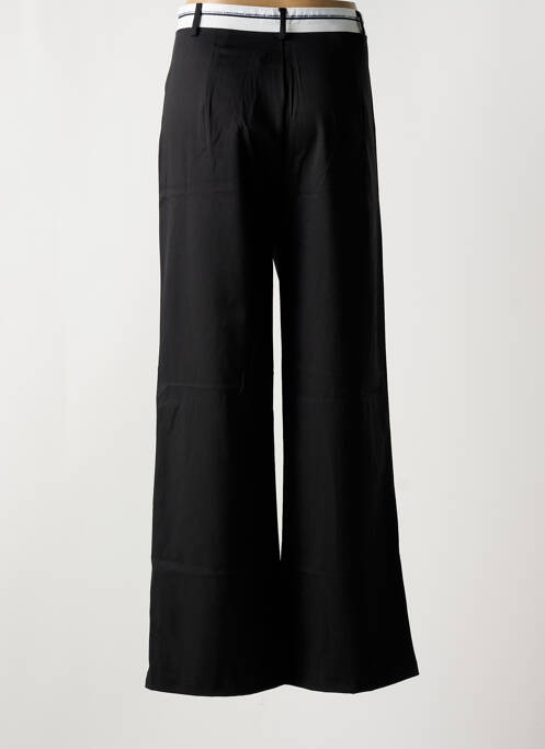 Pantalon evazat negru PEACE AND LOVE femeie