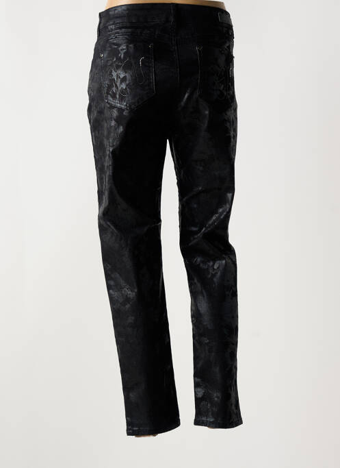 Pantalon 7/8 elasticitate mărime normală negru FRED SABATIER femme