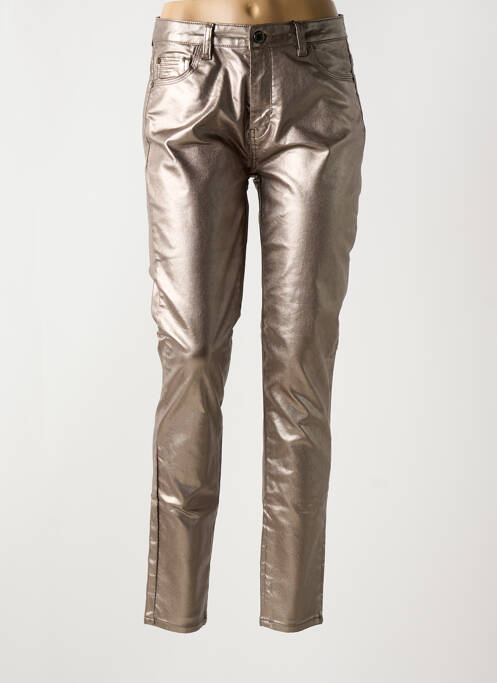 Blugi cu croială slim argintiu EVA KAYAN femeie