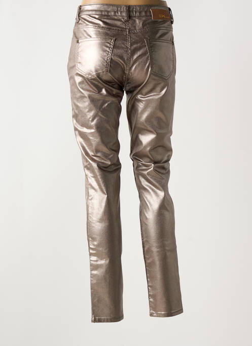 Blugi cu croială slim argintiu EVA KAYAN femeie