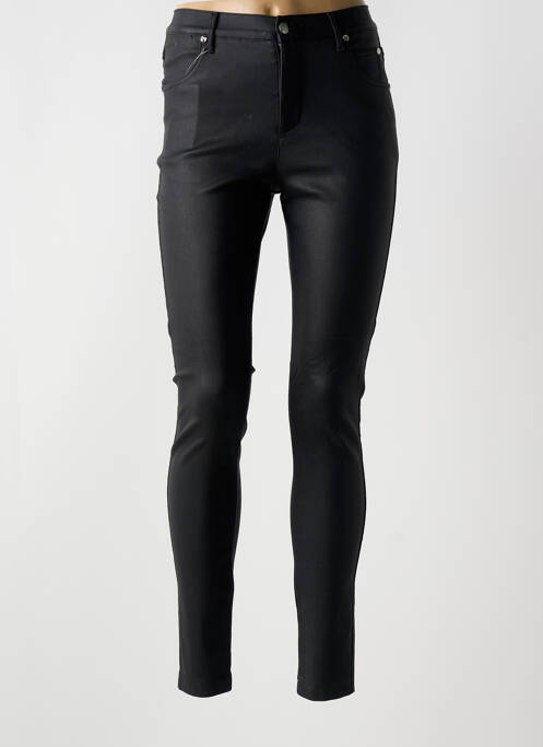 Pantalon slim negru MARBLE femeie