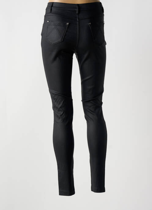 Pantalon slim negru MARBLE femeie