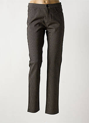 Pantalon slim talie elastică mărime normală negru BARILOCHE femeie
