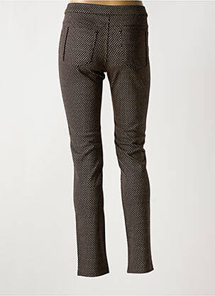 Pantalon slim talie elastică mărime normală maro BARILOCHE femeie