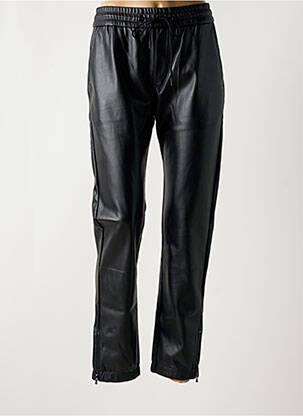 Pantalon slim talie elastică mărime normală negru BARILOCHE femeie
