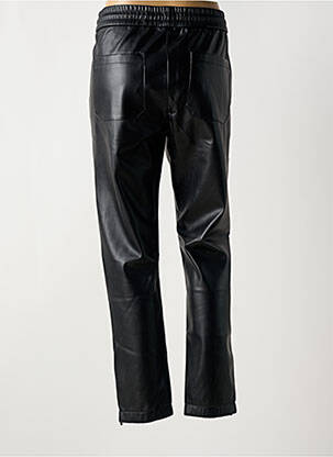 Pantalon slim talie elastică mărime normală negru BARILOCHE femeie