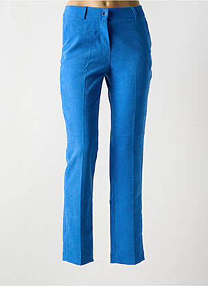 Pantalon slim talie elastică mărime normală albastru BARILOCHE femeie